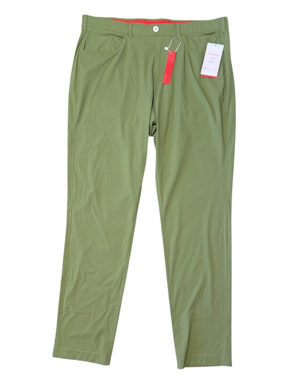 Redvanly Men’s XL Kent Pull On Golf Pant Calliste Green New